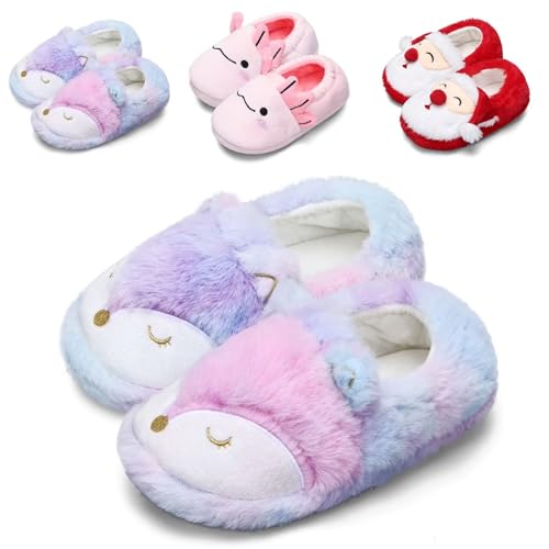 WateLves Hausschuhe Kinder Mädchen Winter Weiche Wärme Plüsch...
