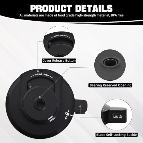 Tapa externa para bowl NC301, repuesto compat. NC300 miniatura 3