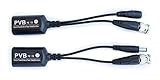 SPT 15-U1010 Passive Power and Video Balun (Black)