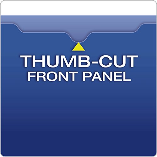 Pendaflex Translucent Poly File Jackets, Letter Size, Assorted Colors, 10 Per Pack (50990) #TOP4