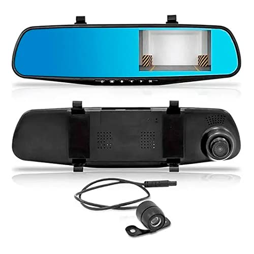 RETROVISOR LCD COM CAMERA DE RE E DVR RS510BR