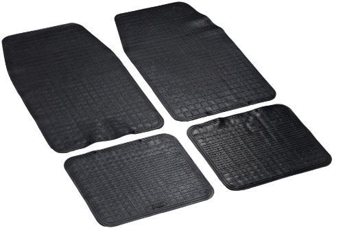 CARTREND 74514 Jeu de Tapis de Voiture UNI, Noir