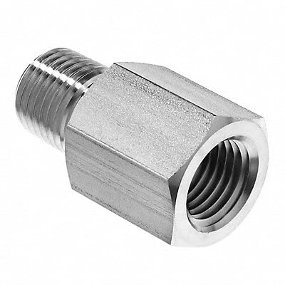 USA SEALING ZUSA-PF-7993 Galvanized Steel Instrumentation Pipe Fittings, Adapter Straight with 0, 1/2