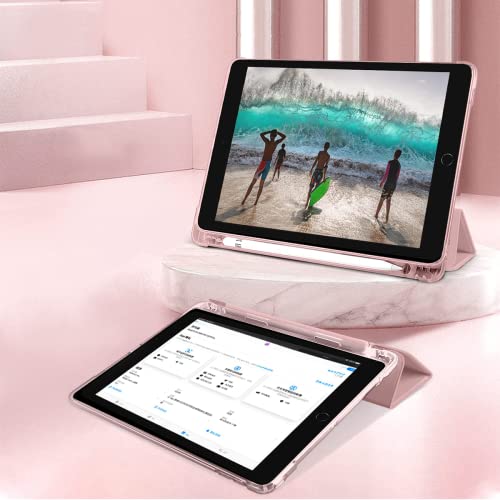 Capa iPad 7ª/8ª/9ª Geração 10.2″ - WB Ultra Leve Antichoque (Rosa)