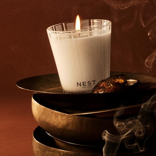 NEST New York Scented Classic Candle, Moroccan Amber - 8.1 oz - Up to 60-Hour Burn Time - Reusable Glass Vessel - Image 4
