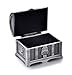 REINDEAR Vintage Pewter Tooth Fairy Treasure Chest Box