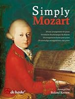 Simply Mozart Piano Easy - Intermediate 9043126292 Book Cover