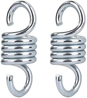Heavy Duty Spring Hardened Galvanized Steel Extension Spring Capacity 500Kg/1100lbs for Hammock Hanging Chairs Porch Swings 2 Pcs
