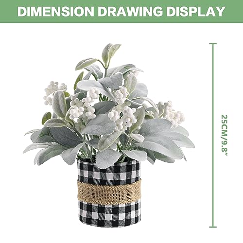 Flocked-Lambs-Ear-Tabletop-Mini-Small-Table-Top-Winter-Christmas-Tree10-Artificial-Little-Potted-for-Christmas-Decor-for-Home-Indoor-Holiday Flocked Lambs Ear Tabletop Mini Small Table Top Winter Christmas Tree10 Artificial Little Potted for Christmas Decor for Home Indoor Holiday