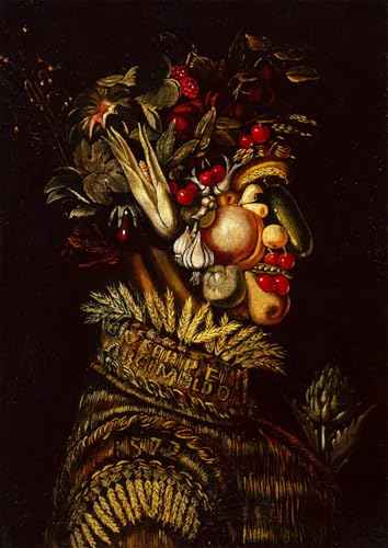 Lienzo artístico Estate de Giuseppe Arcimboldo con acabado profesional (60x90cm)