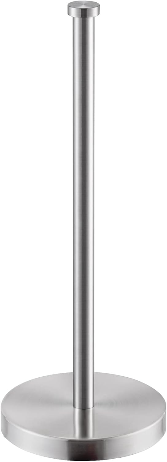 KES Toilet Paper Storage Stand, Freestanding Bathroom Toilet Paper Holder Storage for 3 Rolls SUS304 Stainless Steel Brushed Nickel, BPS201S39-2