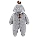 Eejiuqiba Babyoverall Baby Strampler Kinder Fleecejacke Neugeborenes Baby Jungen Mädchen Winter Netter Warmer Fleece Overall Strampler Outwear Mantel