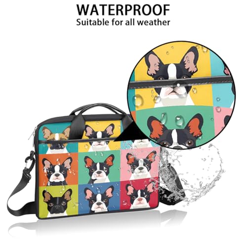 Bolso para laptop Boston Terrier 15 pulgadas miniatura 3