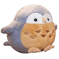 Ryttir Chubby Big Owl Stuffed Animal, Adventure Stuffed Owl Plush Toy, Brave Boy's and Girl's Room Decor, Funny Christmas Owls Gifts for Kids and Women