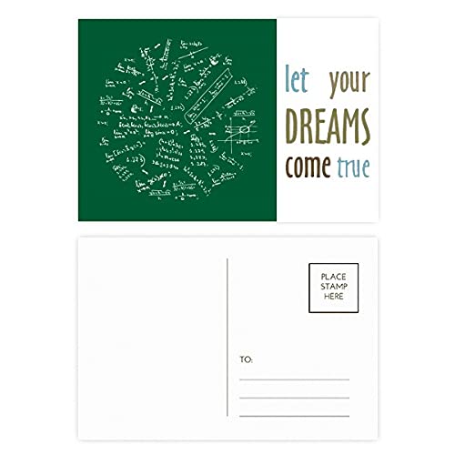 Cartes postales formules mathématiques pack de 20 pour motiver les élèves en panne d'inspiration