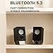 Edifier Computer Speakers with Bluetooth 5.3 for Desktop / Laptop / Mac / Monitor, 2.0 USB Powered PC Speaker System, Deep Bass, Balanced Stereo, 3.5mm Aux-In Plug and Play