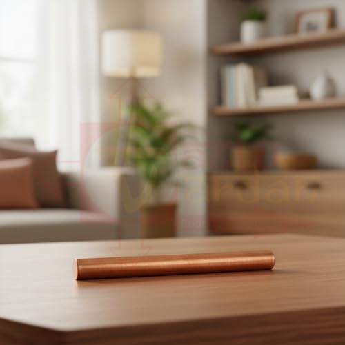 Image of Vastu Round Copper Stud | Vastu Stud Remedy | 3-Inch | Length -8mm | Pack of 9 | Remedy for Vastu Dosh Correction & Balancing Fire Element