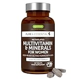 Igennus Methylated Women's Multivitamin with Gentle Iron, 21 Active Nutrients, Pure & Clean, All Day Nutrient Delivery, High Strength B-Vitamins, Easy-to-Swallow, 60 Vegan Tablets, 30 Servings