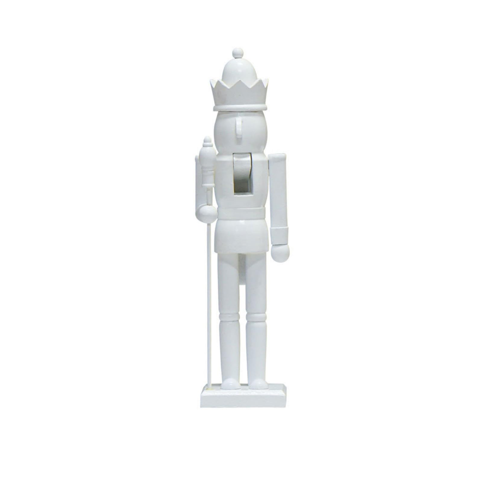 Hsioluted Sturdy Wooden King Nutcrackers Ornament User Friendly Handcrafted Artwork for Festive Event and Home Decors Artistic Wooden Nutcrackers Sculpture