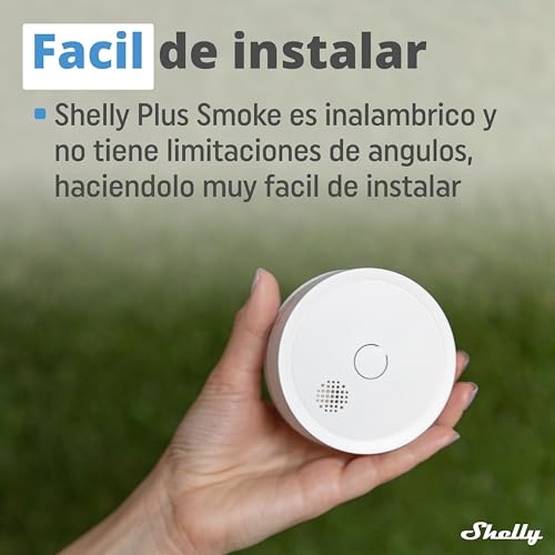 Detector de humo inteligente Shelly Plus con compatibilidad Alexa y Google 7