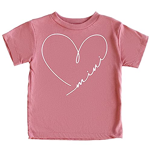 Olive Loves Apple Mommy & Me Matching Mama & Mini Doodle Heart Shirts & Bodysuits for Kids & Adults2