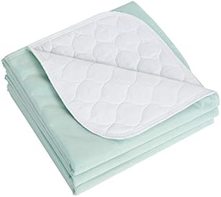 Washable Incontinence Bed Pad Protector - 34 x 36 Inches Waterproof Reusable Bed Wetting Sheet for Single Double Bed Couch Sofa Absorbent Pad Pack of 3