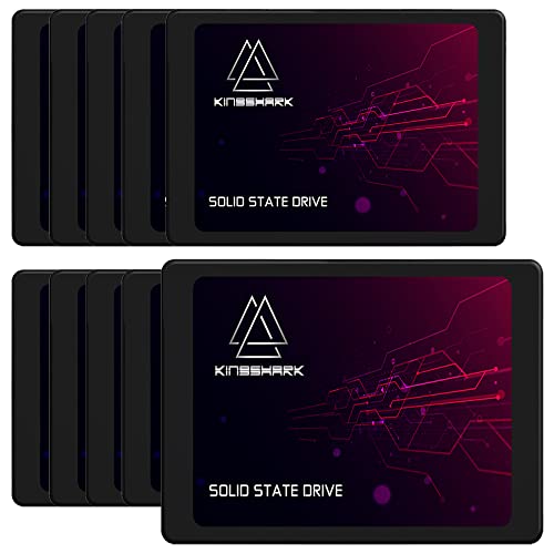 Kingshark SSD 2.5 SATA III 64GB �����\�����\���b�h�X�e�[�g�h���C�u �f�X�N�g�b�v�m�[�g�p�\�R���p 10���j�b�g�p�b�P�[�W�p�b�N [64GB(10�p�b�N)�A2.5-SATA3]