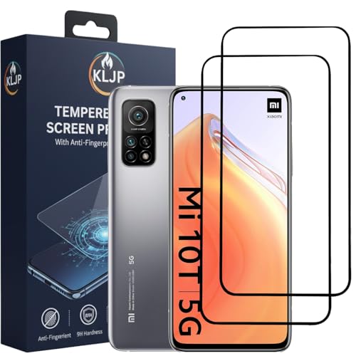 Image of Military-Grade Gorilla Tempered Glass For Mi 10T 5G / Mi 10T Pro 5G With Installation Kit | Edge to Edge Coverage | Black (Pack Of 2)