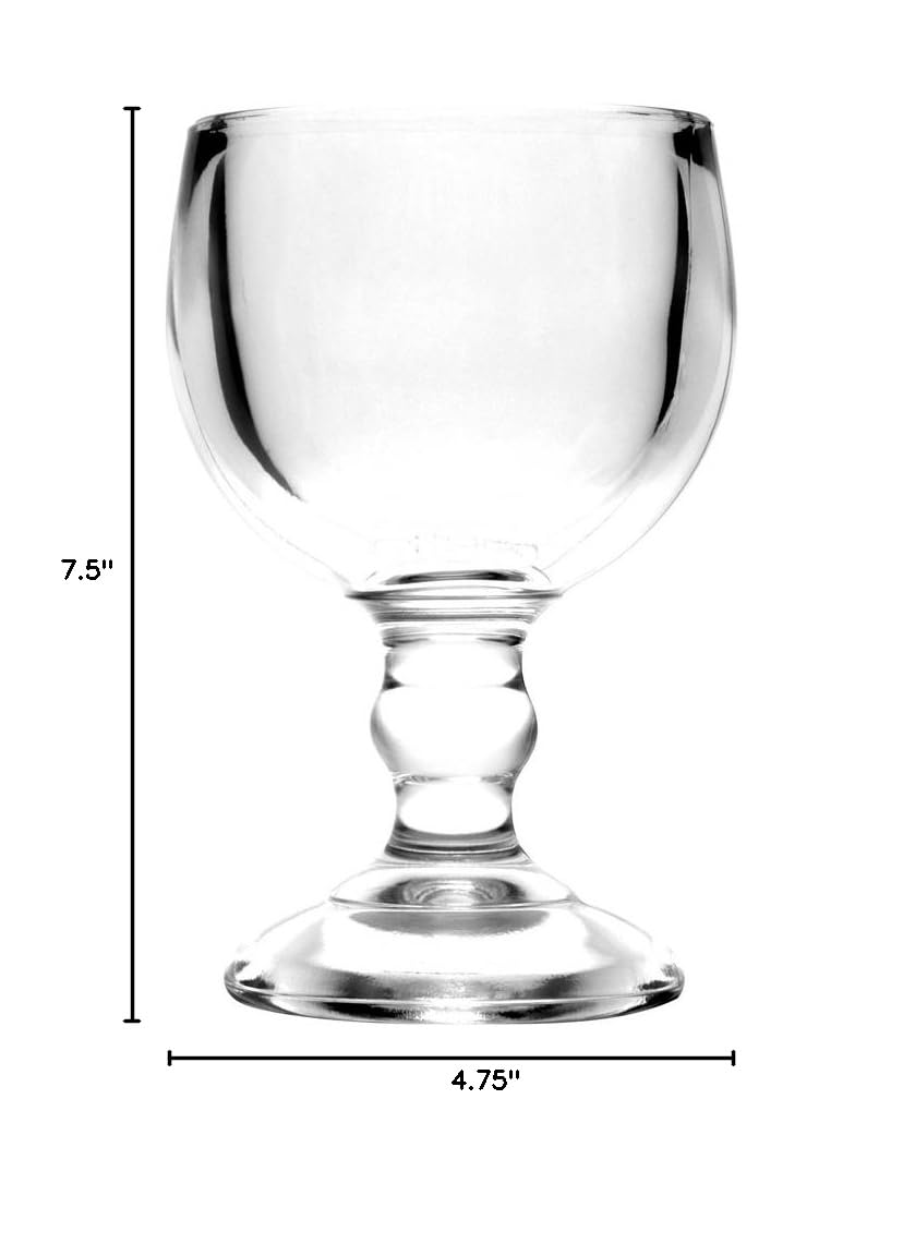 Anchor Hocking 03212 4-3/4 Inch Diameter x 7-1/2 Inch Height, 18-Ounce Weiss Beer Glass (Case of 12)