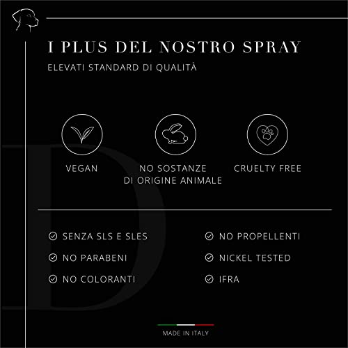 Dog's Health - Spray Pelo Lucido 500ml - shampoo secco per cani con OLIO DI NEEM per cani e ALOE VERA che lo rende anche uno shampoo per cani 100% Organico Vegetale Senza OGM