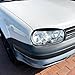 For Golf MK4 GTI SDI R32 Headlight Eyebrow Cover Trim ABS for FSI GL GLS 1997 2005 Front Light Upper Protection for 2 Door and 4 Door Cars (Gloss Black)