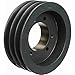 Browning 8B86E Q-D Sheave, Cast Iron, 8 Groove, A or B Belt, Q-D Sheave, Uses E Bushing