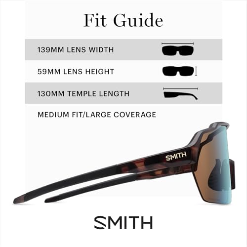SMITH Shift Split Mag Sunglasses with Chromapop Lenses - Polarized Sunglasses - for Men & Women - Matte Tortoise ChromaPop Photochromic Brown Opal Mirror4