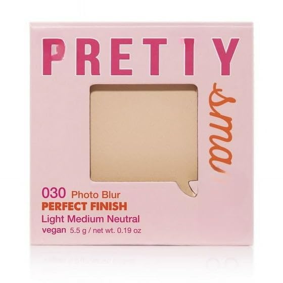 Pr'etty Smartts Photo Blur Perfect Finish Setting Powder, Vegan, Paraben-Free, 0.19 Fl oz (Light Medium Neutral, 0.19 Fl oz(1 count)