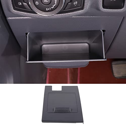 PIUGILH ABS Center Console Fuse Storage Box, Driver's Seat Fuse Box Tray Compatible with Ford Ranger 2015-2021, Grey