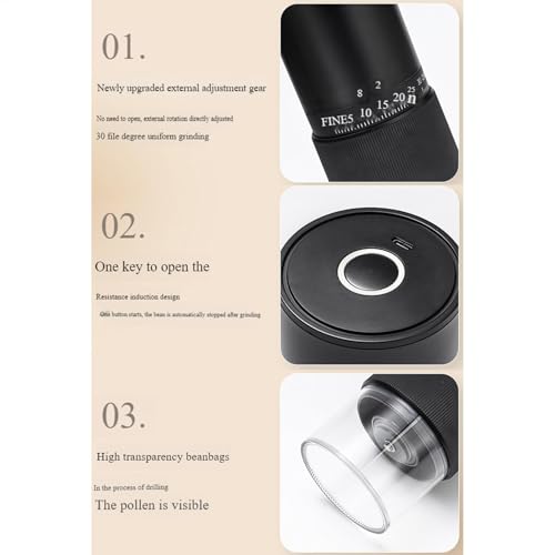 Moulin à café portable compact pour savourer un bon grain partout avec vous - 7