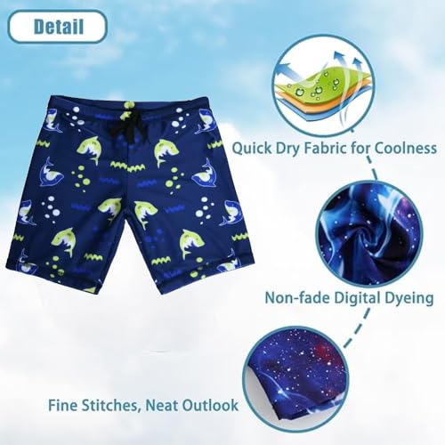 Image of Kids 6-in-1 Swimming Kit Includes Swim Trunks, Cap, Goggles, Swim Ring, Nose Clip & Earplugs Swimwear Set for Boys Perfect for Pool, Beach, Swimming Lessons & Water Fun