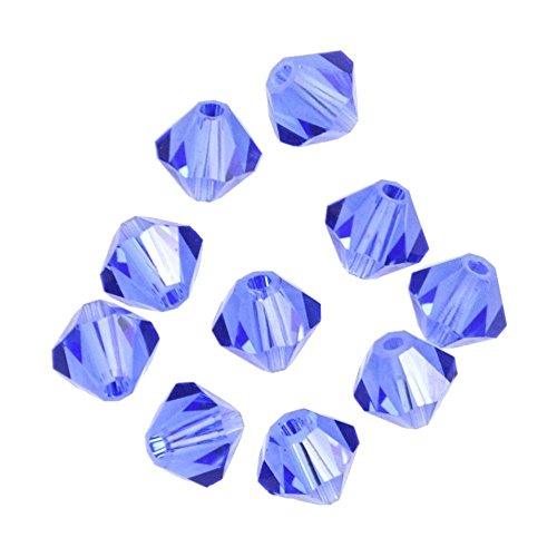 手芸のいとや ビーズ スワロフスキービーズ ソロバン 5mm サファイア サイズ-約5mm 60粒入り