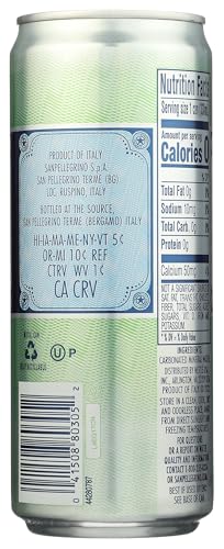 S.Pellegrino Sparkling Natural Mineral Water, 11.15 Fl Oz skinny can - Thumbnail 2