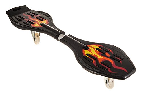 Monopatín waveboard Costello con ruedas giratorias de LED, ORANGE FLAME