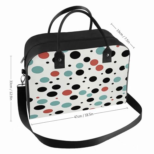 Bolso tote de nylon con bolsillos y correa ajustable miniatura 2