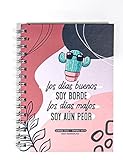 Fabricada en España Missborderlike - Agenda anual 2022 semana vista - Los días buenos soy borde, los días malos soy aœn peor.