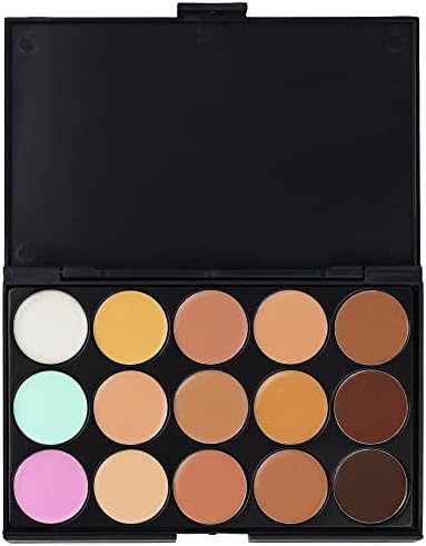 LaRoc ® 15 Shades Colour Concealer Contour Contouring Cream Makeup Face Correction Foundation Palette Kit Makeup Set MUA Professional Ideal for Daily Use