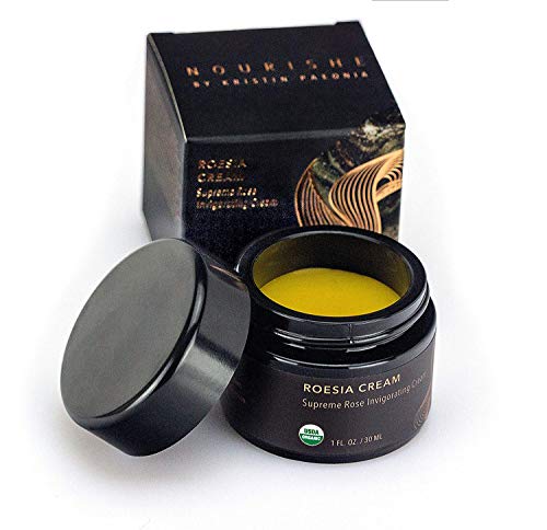 Nourishe Roesia Cream Moisturizer, Organic Anti-Aging Face Cream, Boost Collagen, Softer Smoother Skin