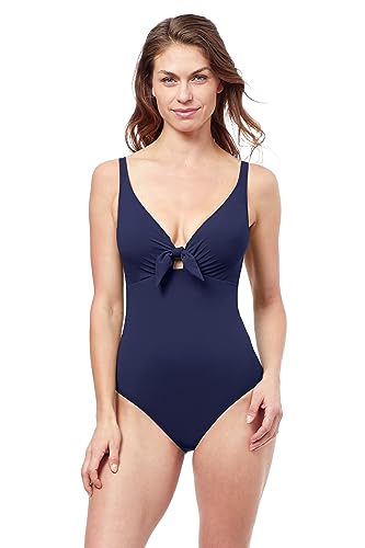 Profile by Gottex Women's Standard Tutti Frutti Recycled Tie Front One Piece