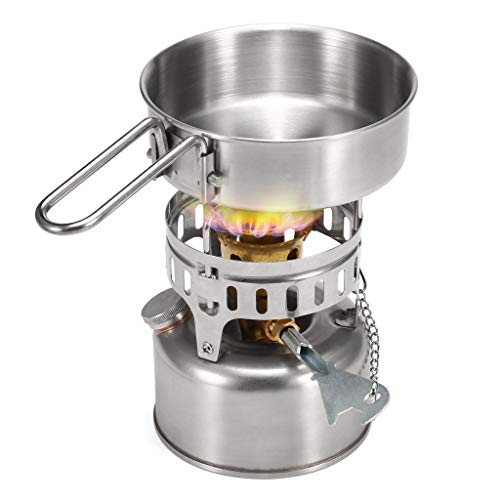 Kxdfdc Camping Stove Stainless Steel Gasoline Stove Portable Outdoor Camping Backpacking Stove Camping Equipment #TOP5