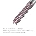uxcell Square Nose End Mill, 6mm Tip Dia Solid Carbide AlTiN Coated CNC Router Bits 4 Flute Spiral Milling Cutter HRC55 with 6mm Shank 100mm (4-inch) Length