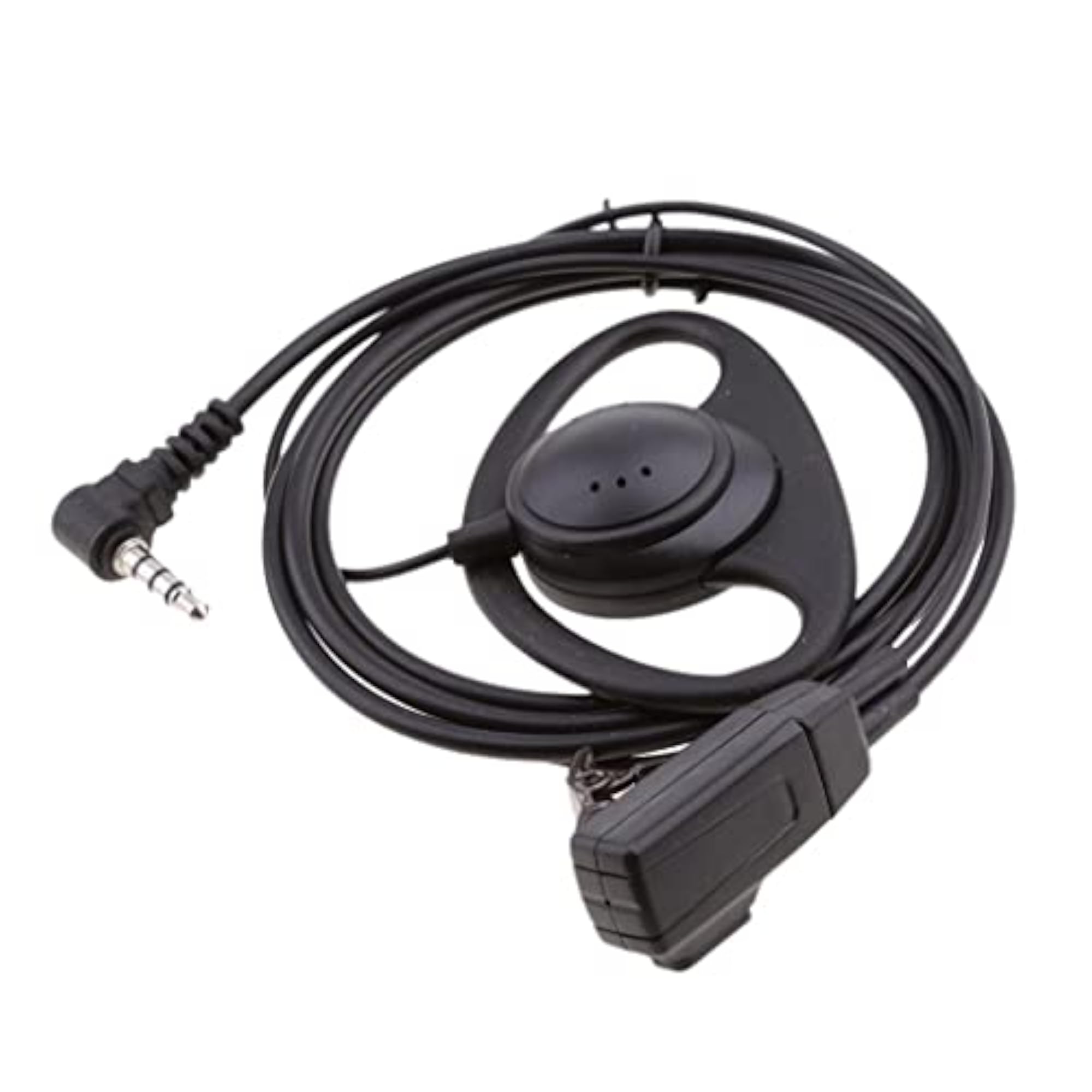D-Shape Headset Earpiece with Mic for Yaesu Vertex Radio