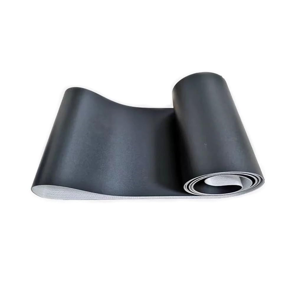 2 mm gruby matowy czarny przenośnik taśmowy PVC, 1 szt., obwód 600-1850 mm, opcje szerokości: 200/250/300 mm, idealny do zastosowań przemysłowych Heavy Du, Transmiss Solut
