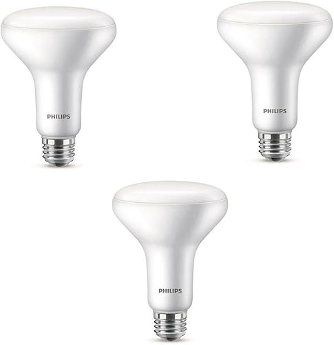 PHILIPS Bombilla LED de 7.2 W (equivalente a 65 W) regulable para interiores BR30 - 650 lúmenes - Luz diurna - Base mediana E26 (paquete de 3)